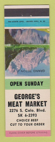 Matchbook Cover - George's Meat Market NO TOWN