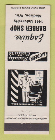 Matchbook Cover - Esquire Barber Shop Madison WI