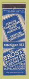 Matchbook Cover - Brost Pattern and Casting Cleveland OH