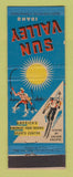 Matchbook Cover - Sun Valley ID Skiing Union Pacific Railroad