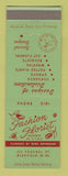 Matchbook Cover - Fashion Florist Flowers Bluefield WV