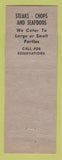Matchbook Cover - Kiefer's Tavern Cleveland OH