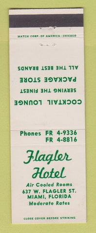Matchbook Cover - Flagler Hotel Miami FL