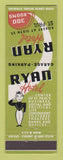 Matchbook Cover - Ryan Hotel St Paul MN bellhop