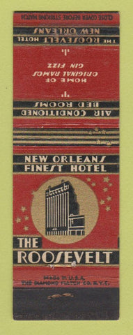 Matchbook Cover - Roosevelt Hotel New Orleans LA WEAR