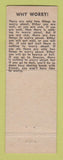 Matchbook Cover - Lancey House Pittsfield ME