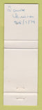 Matchbook Cover - Marshview Farm Hyannis MA restaurant