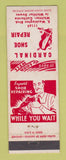 Matchbook Cover - Cardinal Shoe Repair Whittier CA