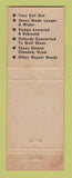 Matchbook Cover - Cardinal Shoe Repair Whittier CA