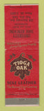Matchbook Cover Tioga Oak Sole Leather Shoes University Repair Palo Alto CA WEAR