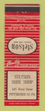 Matchbook Cover - Stetson Men's Shoes Pittsburgh PA
