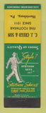 Matchbook Cover - Stetson Men's Shoes CJ Crego Harrisburg PA