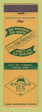 Matchbook Cover - Royal Palm Ice Coral Gables FL WEAR