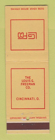 Matchbook Cover - Louis Freeman Cincinnati OH Shoe Making Machinery