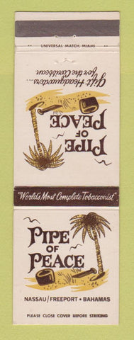 Matchbook Cover - Pipe of Peace Freeport Nassau Bahamas Gift Store