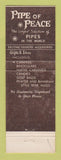 Matchbook Cover - Pipe of Peace Freeport Nassau Bahamas Gift Store