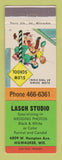 Matchbook Cover - Lasch Studio Photography Milwaukee WI