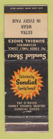 Matchbook Cover - Sundial Shoes WORN