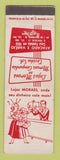 Matchbook Cover - Lojas Moraes Stores Brazil