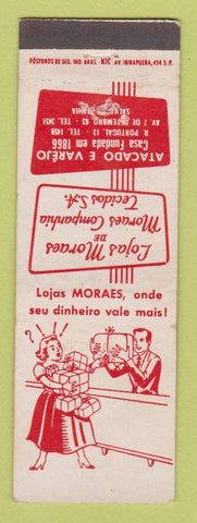 Matchbook Cover - Lojas Moraes Stores Brazil