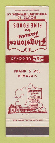 Matchbook Cover - Flagstones Restaurants Newington NH