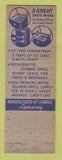 Matchbook Cover - Sunroc Water Coolers Holyoke Auction MA office supply