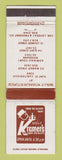 Matchbook Cover - Solly Kramer's Liquor South Africa White Heather Whiskey WEAR
