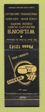 Matchbook Cover - Wilson's Cheese Choppe Piconning MI WEAR