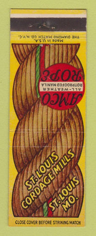 Matchbook Cover - St Louis Cordage Mills Amco Rope MO?