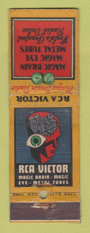 Matchbook Cover - RCA Victor Metal Tubes Radio WORN