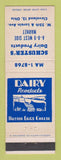 Matchbook Cover - Schuster's Dairy Products Cleveland OH