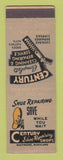Matchbook Cover - Century Shoe Repair Baltimore?