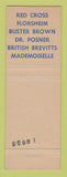 Matchbook Cover - Richard York Red Cross Shoes Patchogue LI NY