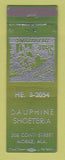 Matchbook Cover - Dauphine Shoe Store Repair Mobile AL WEAR