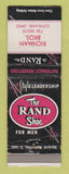Matchbook Cover - Rand Men's Shoes Richman Bros Cleveland OH WEAR