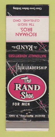 Matchbook Cover - Rand Men's Shoes Richman Bros Cleveland OH WEAR