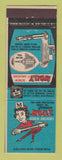 Matchbook Cover - Molly screw Anchors girlie