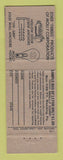 Matchbook Cover - Molly screw Anchors girlie