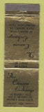 Matchbook Cover - The Camera Exchange Beverly Hills CA WORN BACK