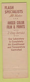Matchbook Cover - MD Abuhove Photo Finishing feature Philadelphia PA
