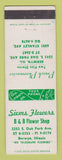 Matchbook Cover - Siems Flower B&B Shop Berwyn IL
