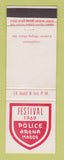 Matchbook Cover - Police Arena Magog Festival 1969 QC