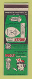Matchbook Cover - Molly Screw Anchors