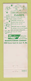 Matchbook Cover - Swivel Screw Clamp Carr Lane St Louis MO