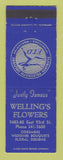 Matchbook Cover - Welling's Flowers