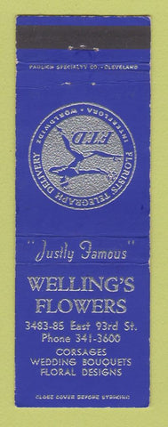 Matchbook Cover - Welling's Flowers