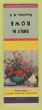 Matchbook Cover - Emily Rowe Hamilton NY Flowers?