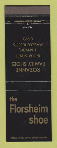 Matchbook Cover - Florsheim Shoes Rozanne Danvers MA WEAR