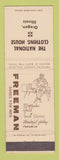 Matchbook Cover - Freeman Men's Shoes Oregon IL Clothing House