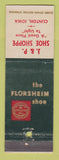 Matchbook Cover - Florsheim Shoes J&P Shoppe Clinton IA
